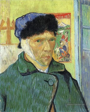 Autoportrait avec oreille bandée 2 Vincent van Gogh Peinture à l'huile